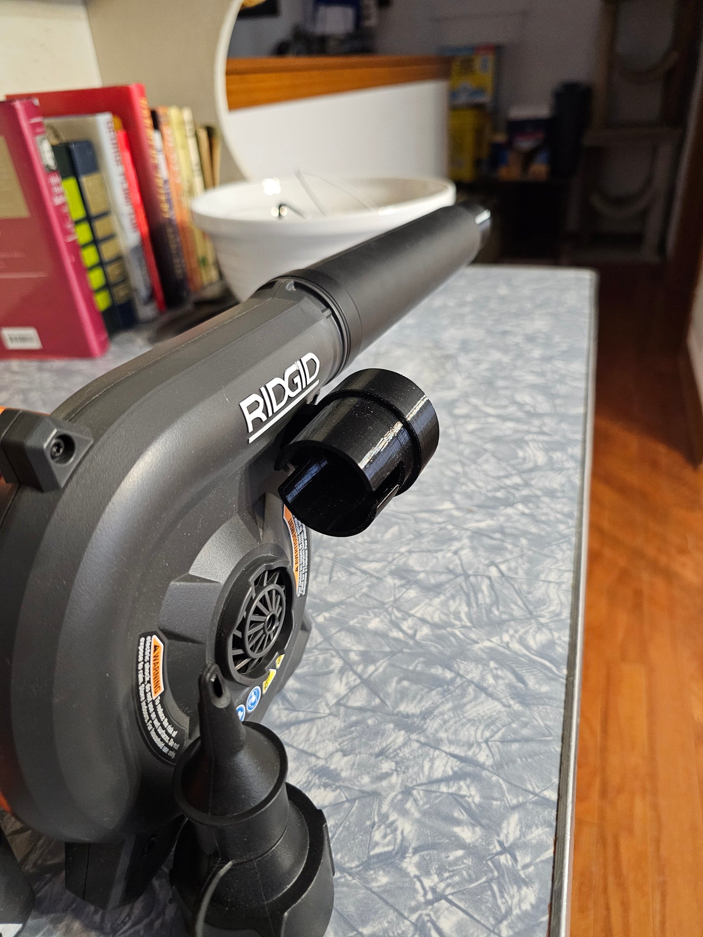 Ridgid Jobsite Blower Nozzle attachment / holder. For Model R86043
