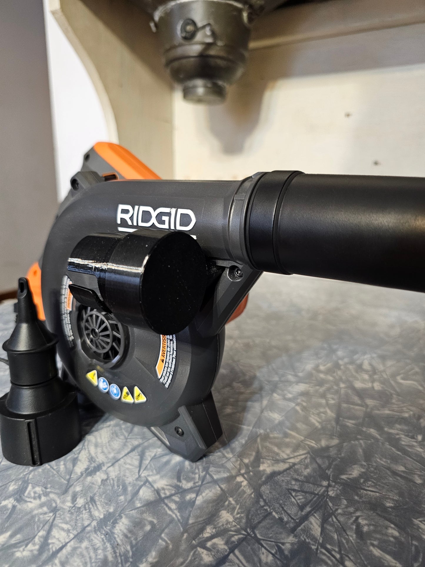 Ridgid Jobsite Blower Nozzle attachment / holder. For Model R86043